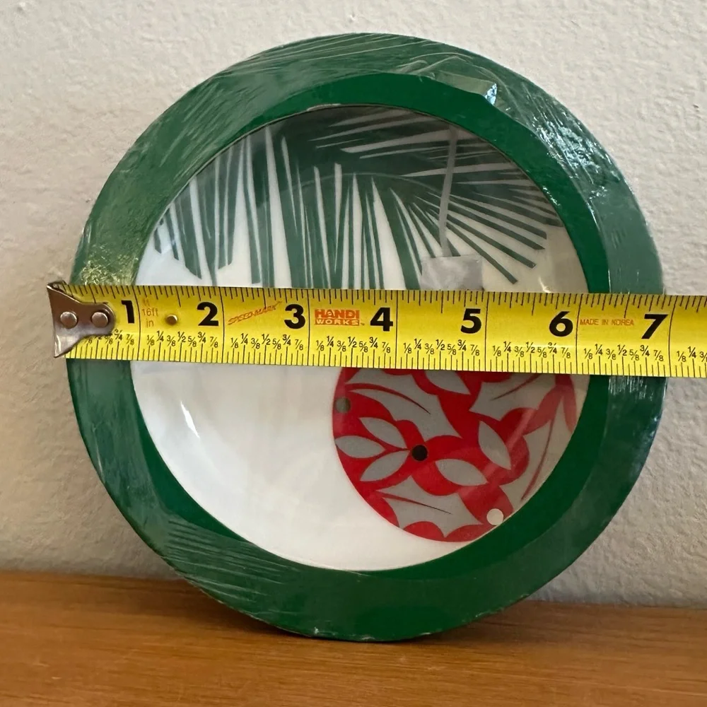NIB - Crate&Barrel Ornament Plates - set of 4 - 7”